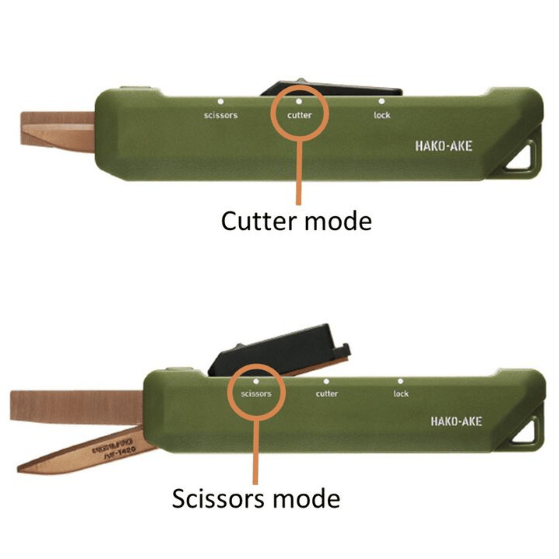 KOKUYO Accessori Forbici + taglierino 2-in-1 Hacoake