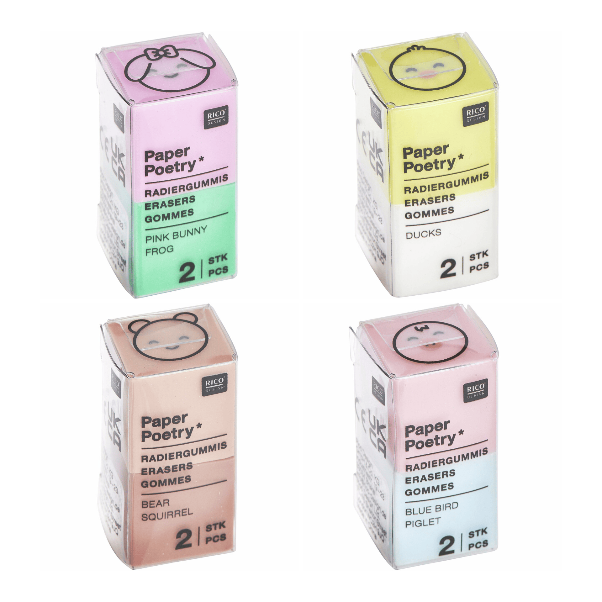 Rico Design Accessori Gomme Animals set