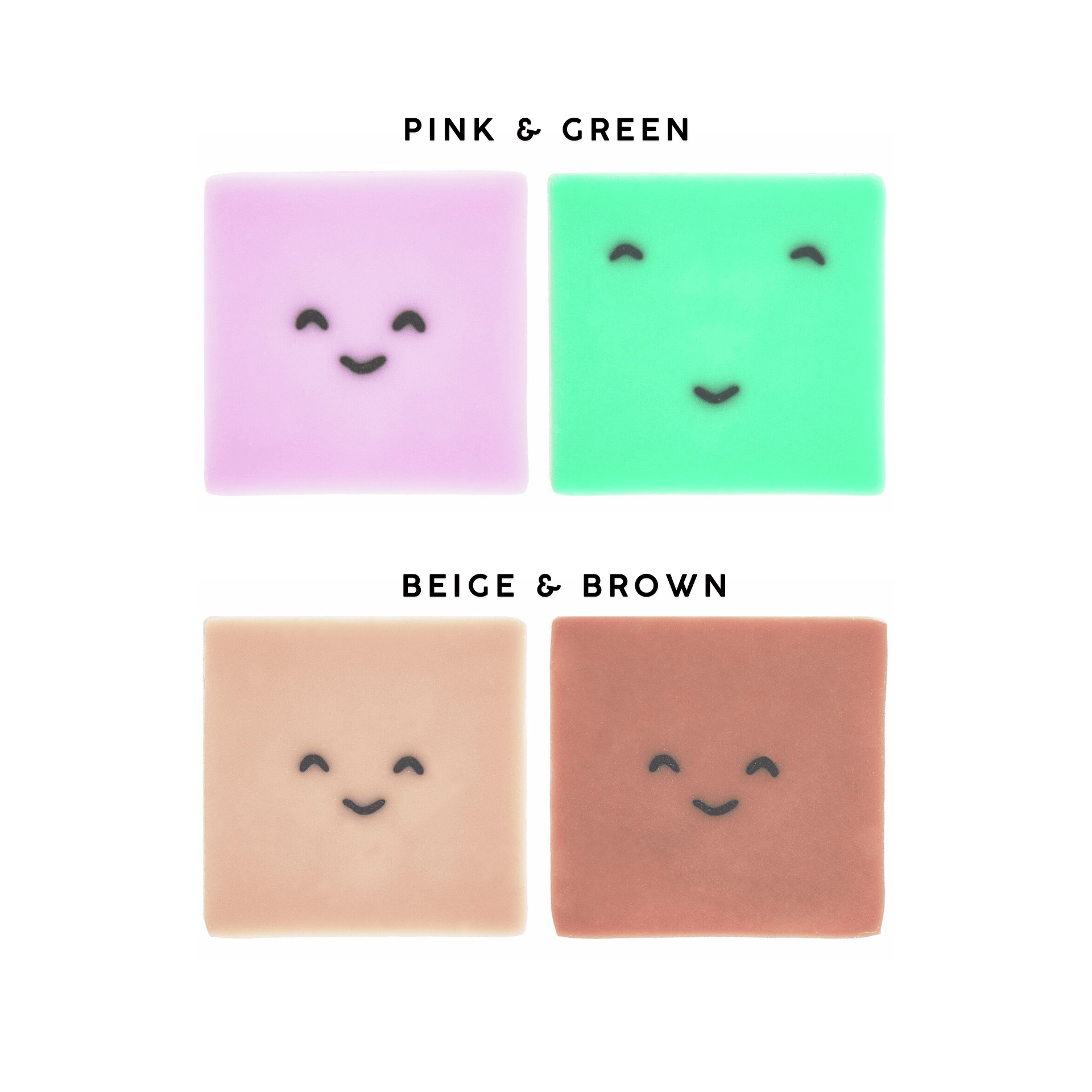 Rico Design Accessori BROWN & BEIGE Gomme Animals set