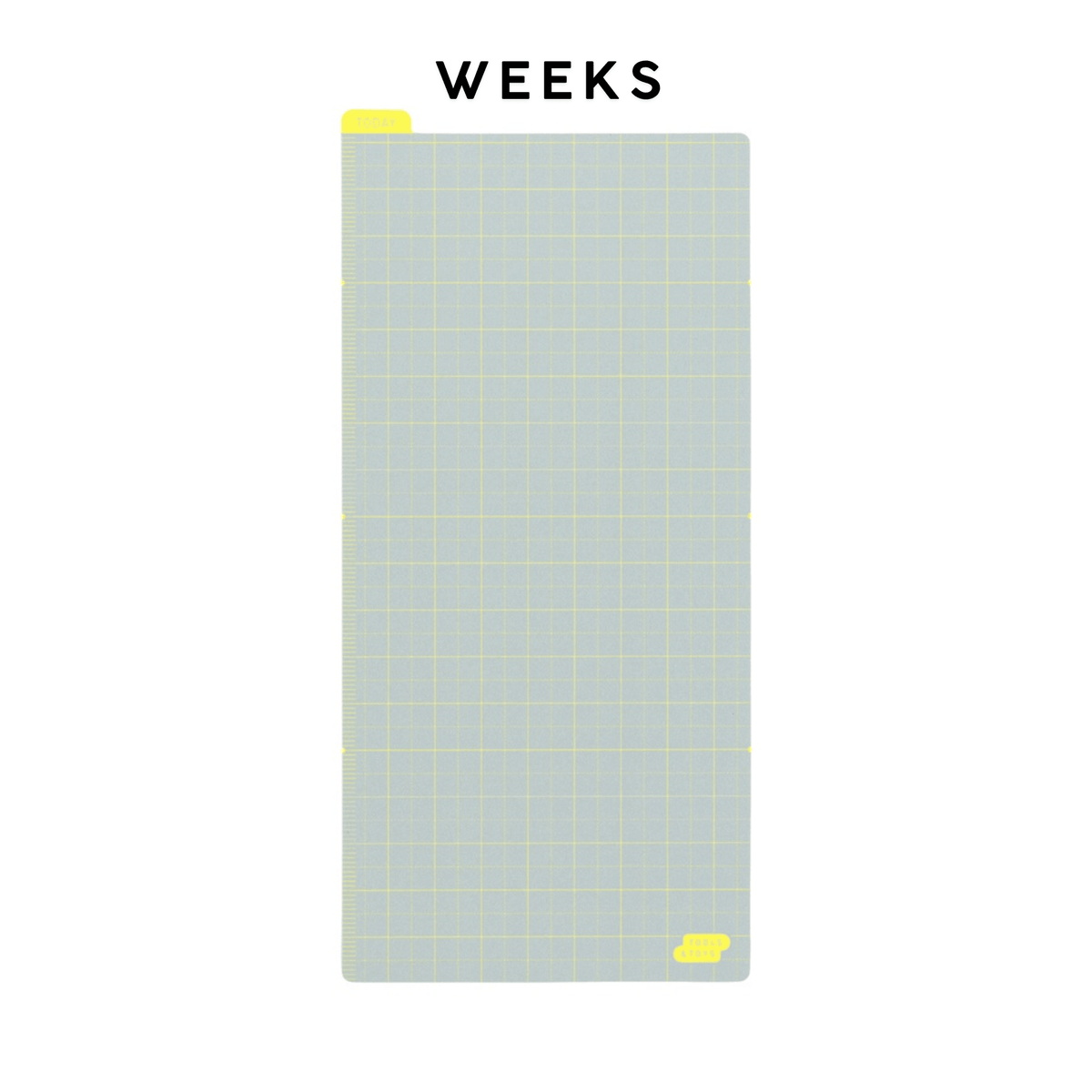Hobonichi Accessori Hobonichi Accessories: Sottopagina Pencil Board Ice Gray x Yellow