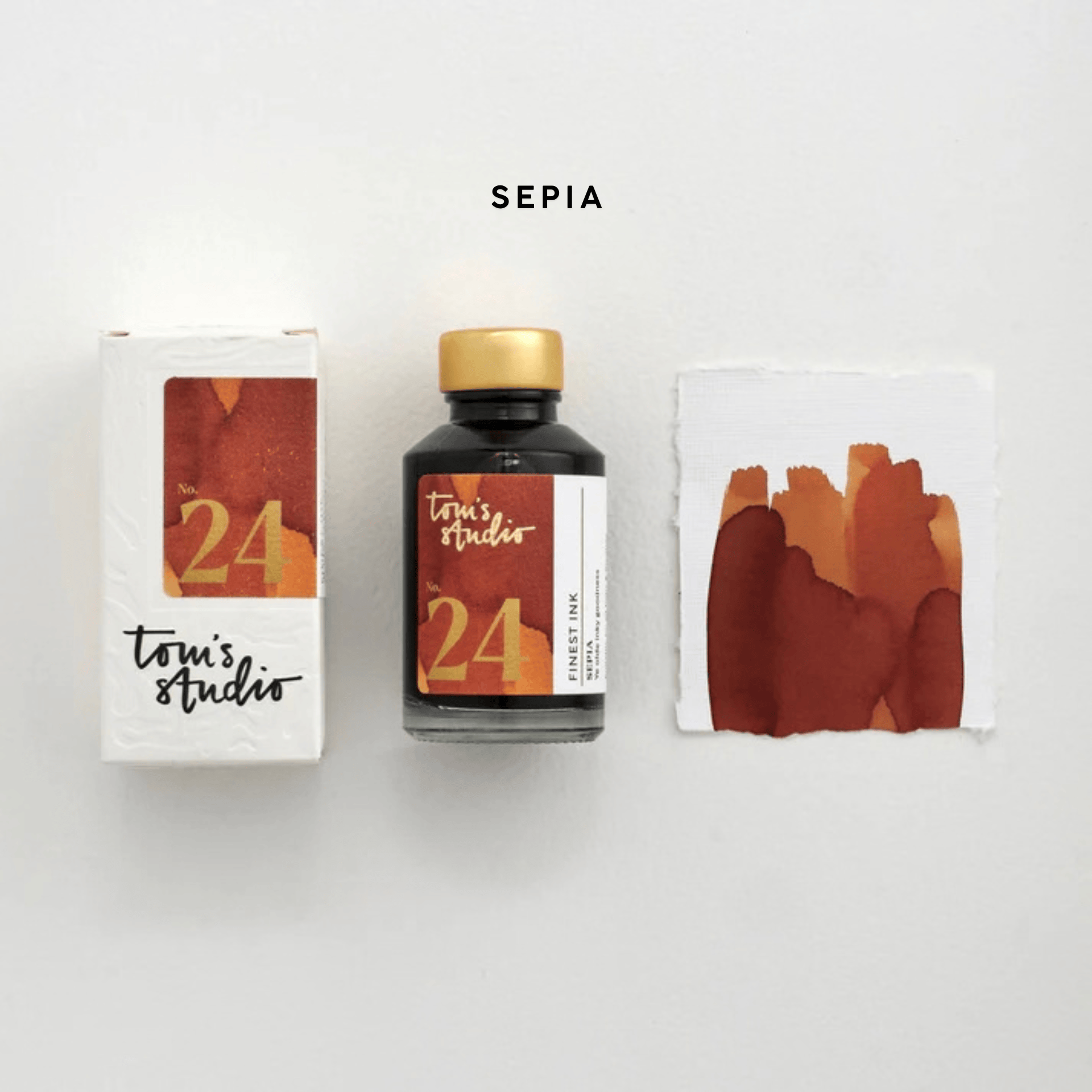 Tom's Studio Accessori 24 - SEPIA Inchiostri Fountain Pen Ink - Tom's Studio