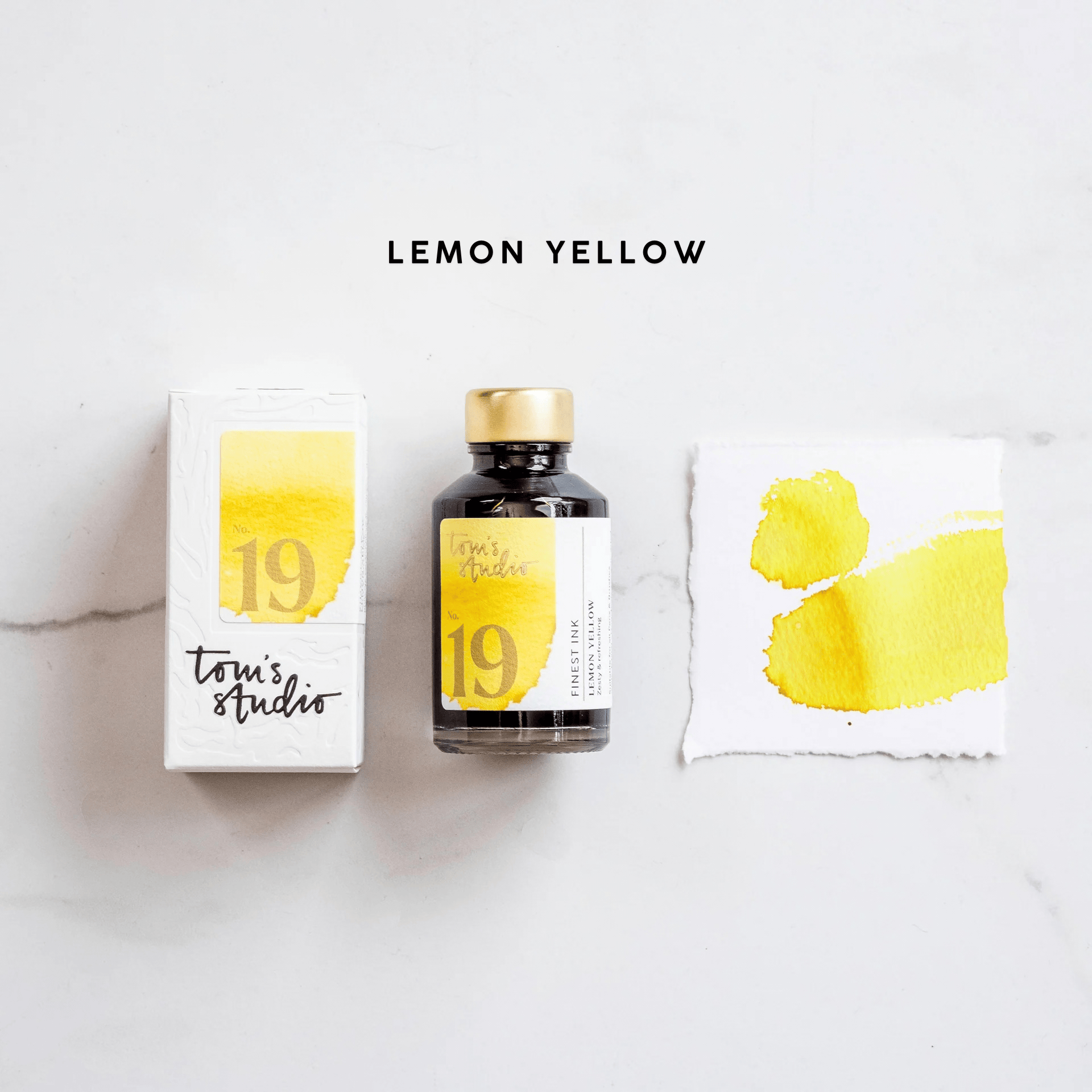 Tom's Studio Accessori 19 - LEMON YELLOW Inchiostri Fountain Pen Ink - Tom's Studio