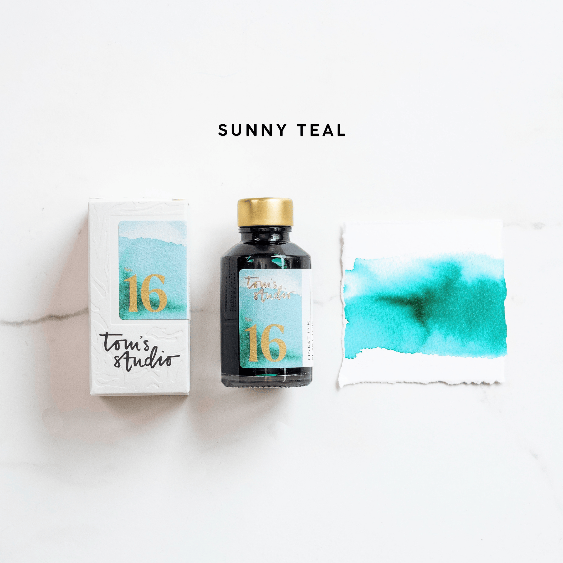 Tom's Studio Accessori 16 - SUNNY TEAL Inchiostri Fountain Pen Ink - Tom's Studio