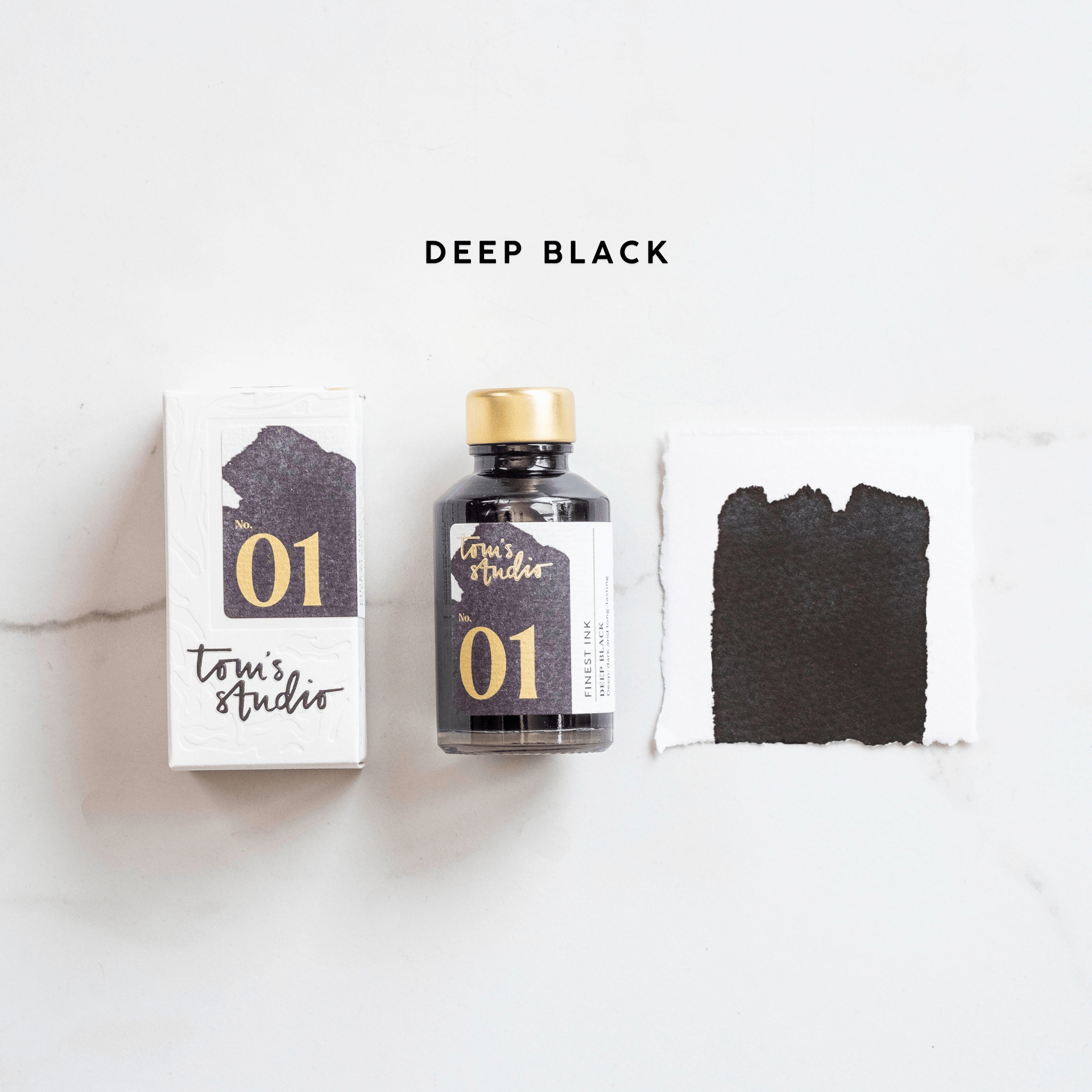 Tom's Studio Accessori 01 - DEEP BLACK Inchiostri Fountain Pen Ink - Tom's Studio