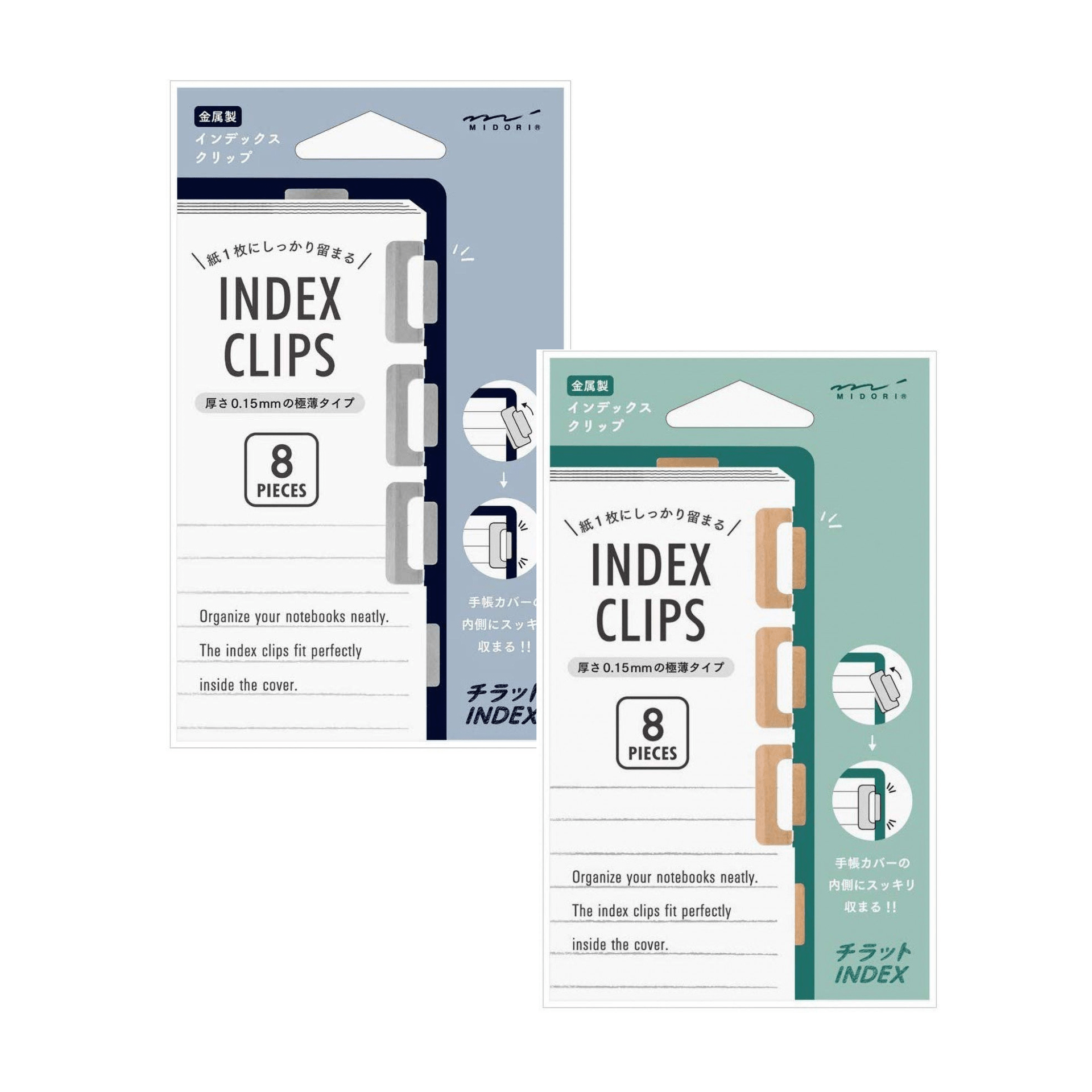 Midori Accessori Index Midori Clips