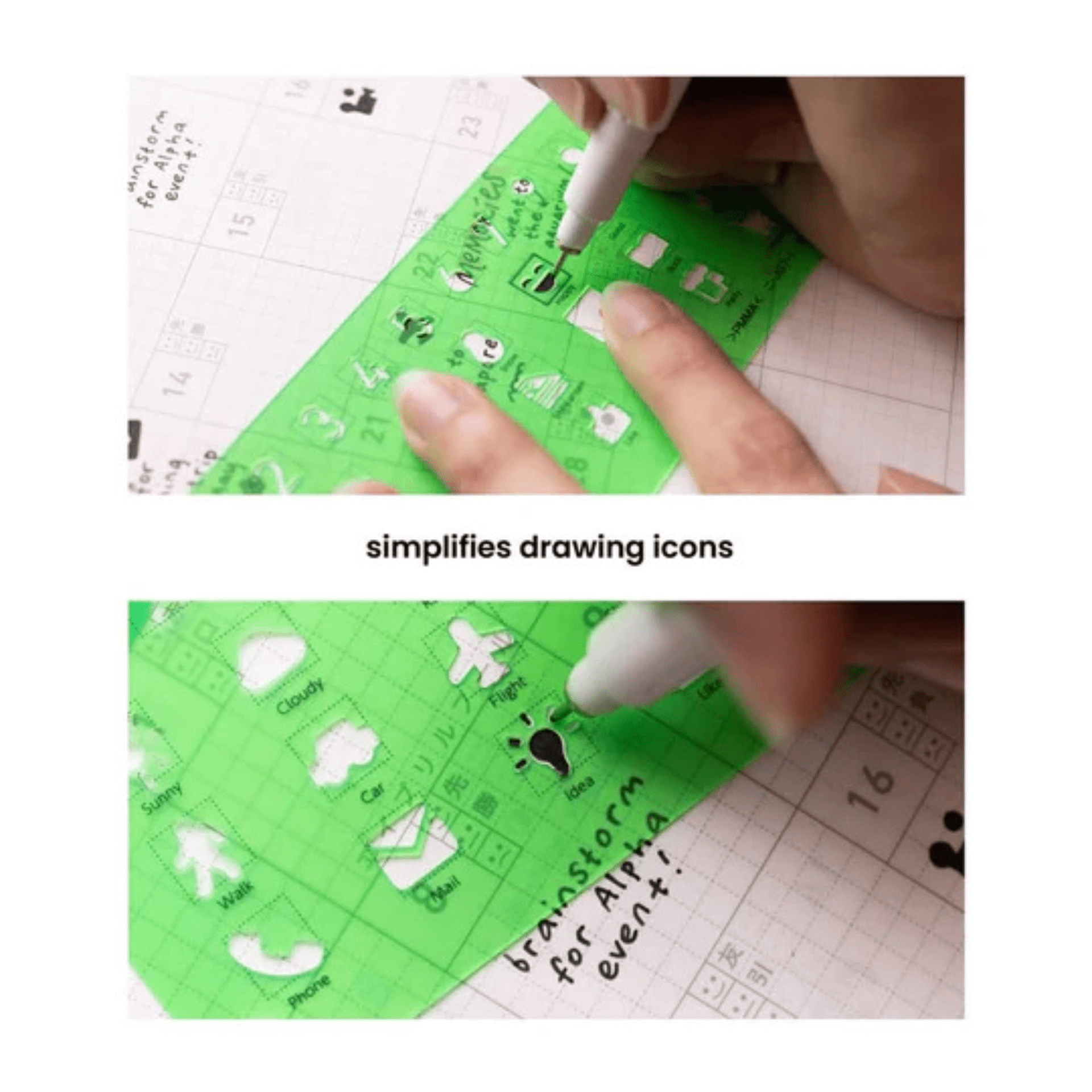 KOKUYO Accessori JIBUN TECHO Goods Template Icon version
