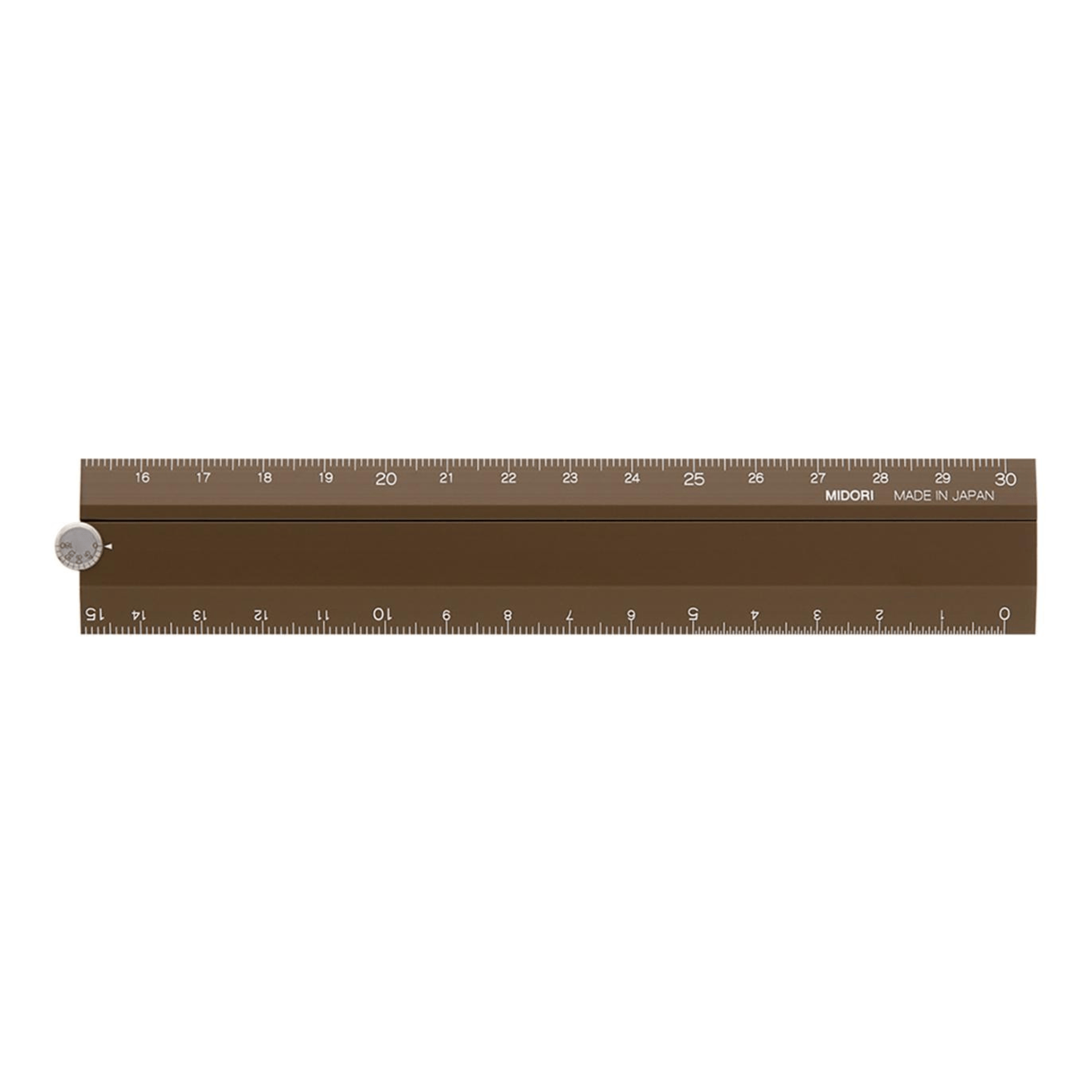 Midori Accessori Midori Multi Ruler Aluminium 30cm