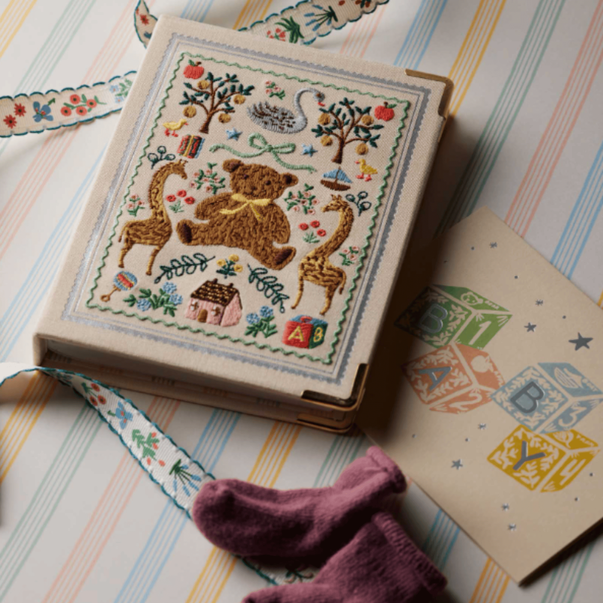 Rifle Paper Accessori Mini Album Ricamato - Baby