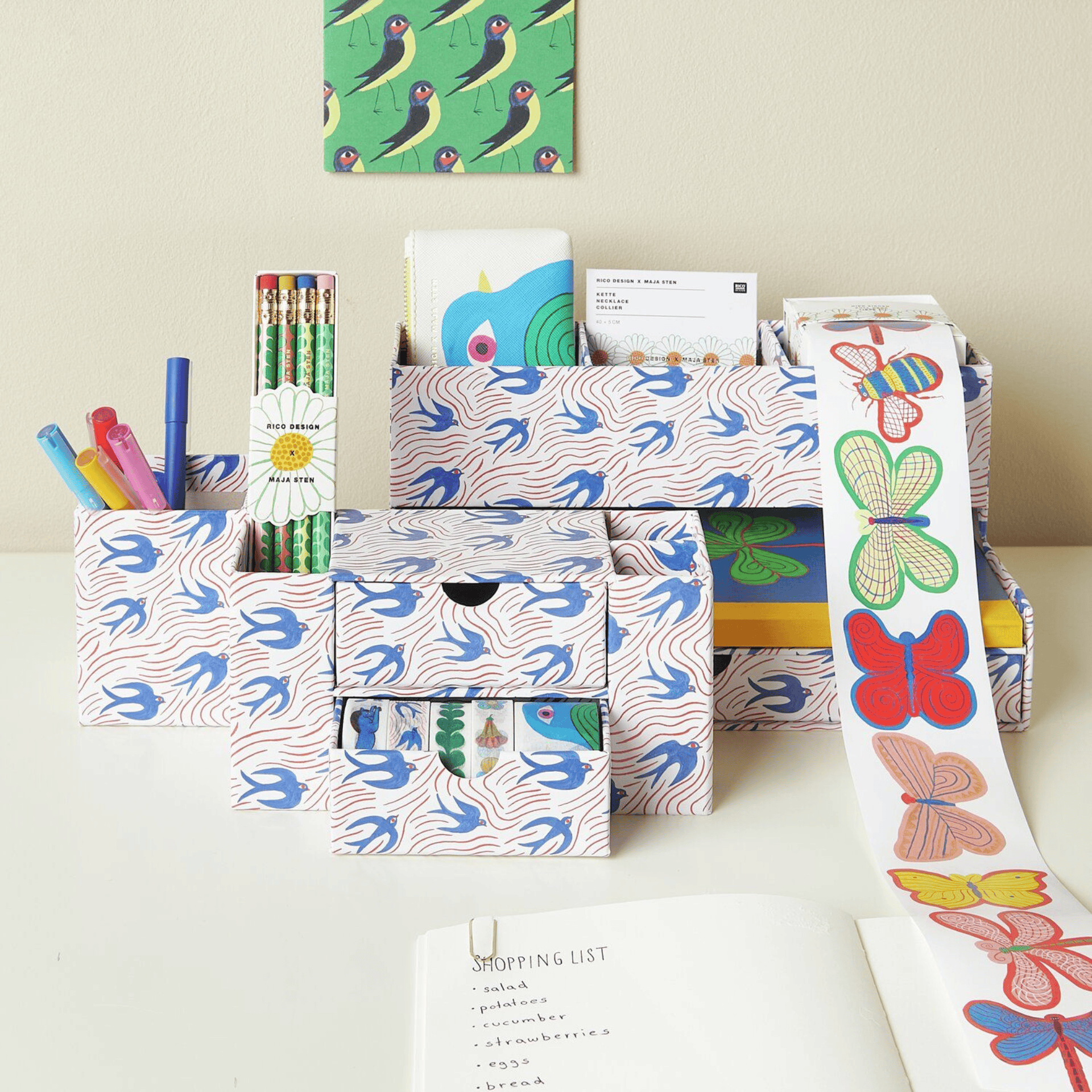 Rico Design Accessori Office Box Midsommar Magic