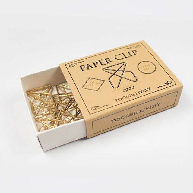 Tools To Liveby Accessori Paper Clip Brass