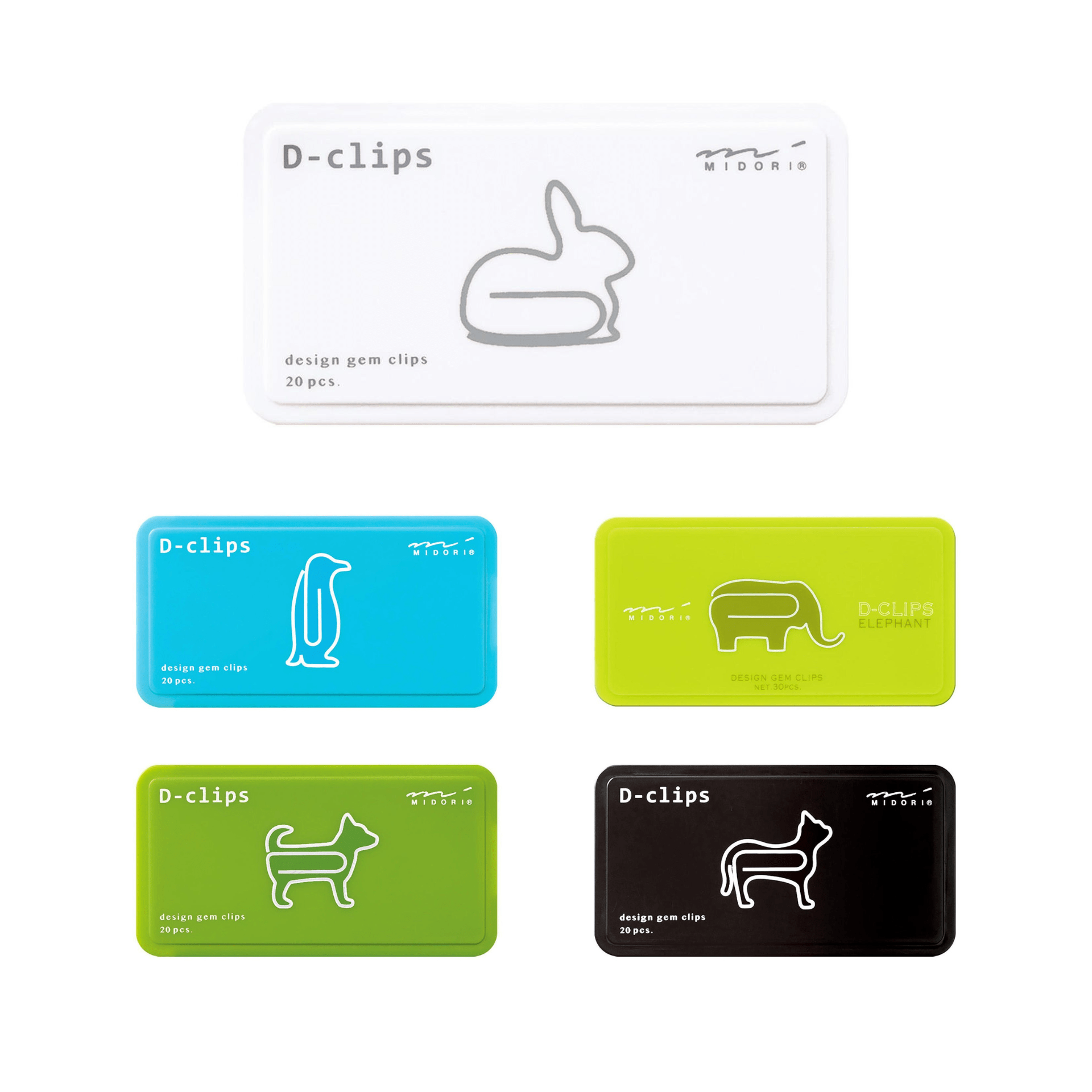 Midori Accessori Paper D-Clips Midori Big Box
