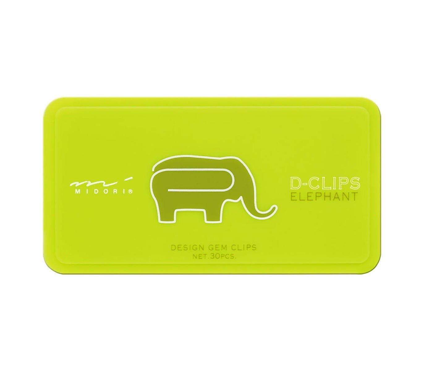 Midori Accessori Elephant Paper D-Clips Midori Big Box