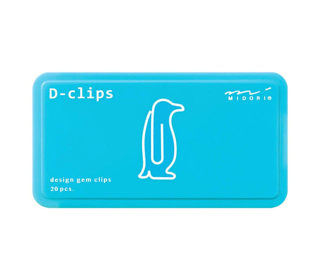 Midori Accessori Penguin Paper D-Clips Midori Big Box
