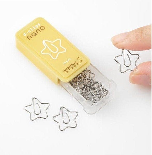 Midori Accessori Paper D-Clips Midori Nano