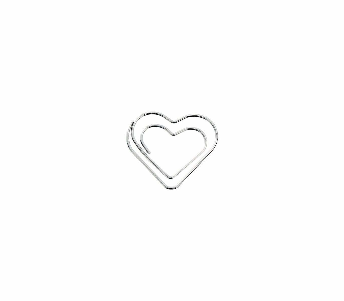 Midori Accessori Heart Paper D-Clips Midori Nano