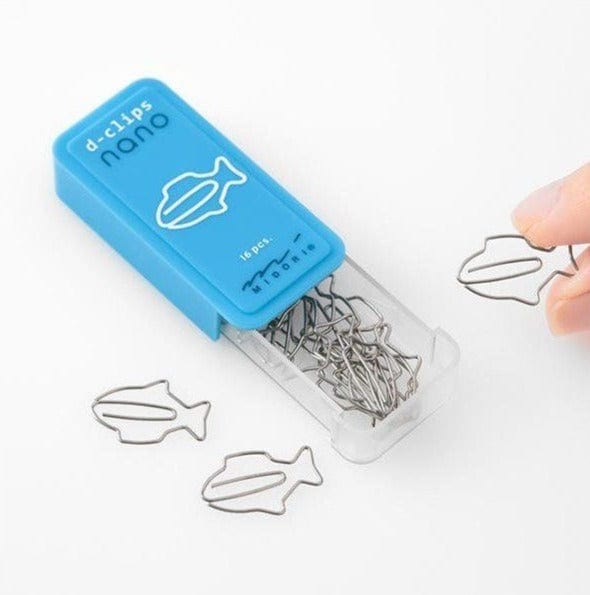 Midori Accessori Paper D-Clips Midori Nano