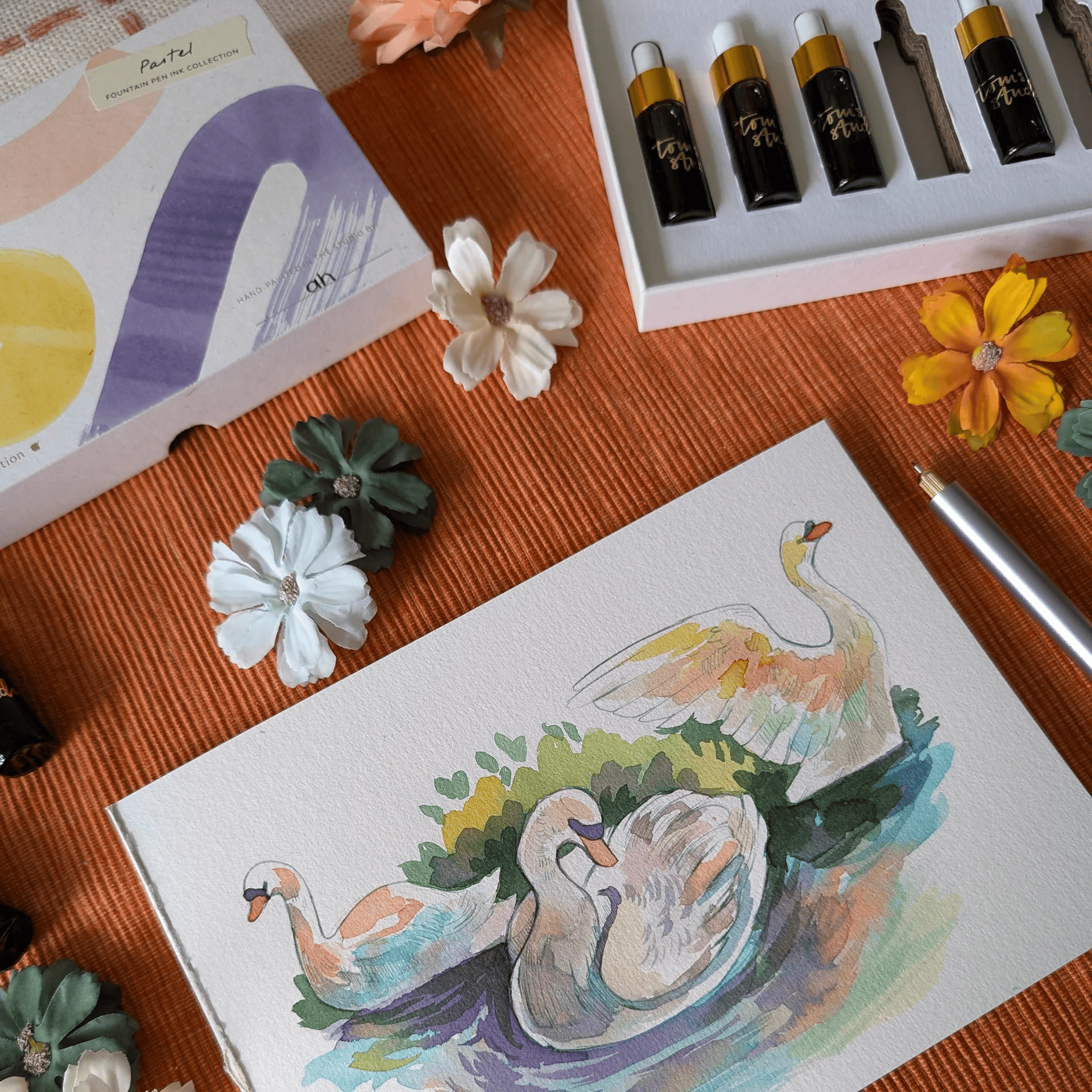 Tom's Studio Accessori Pastels Mini Ink Collection