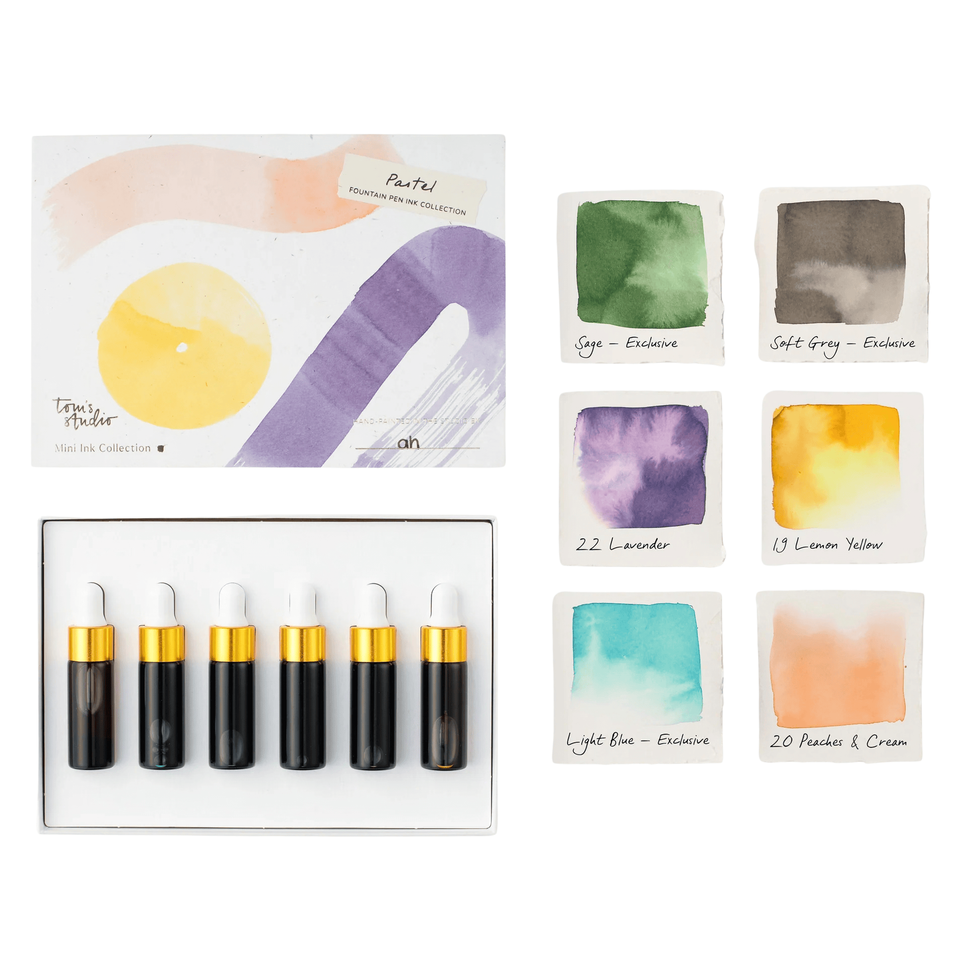 Tom's Studio Accessori Pastels Mini Ink Collection