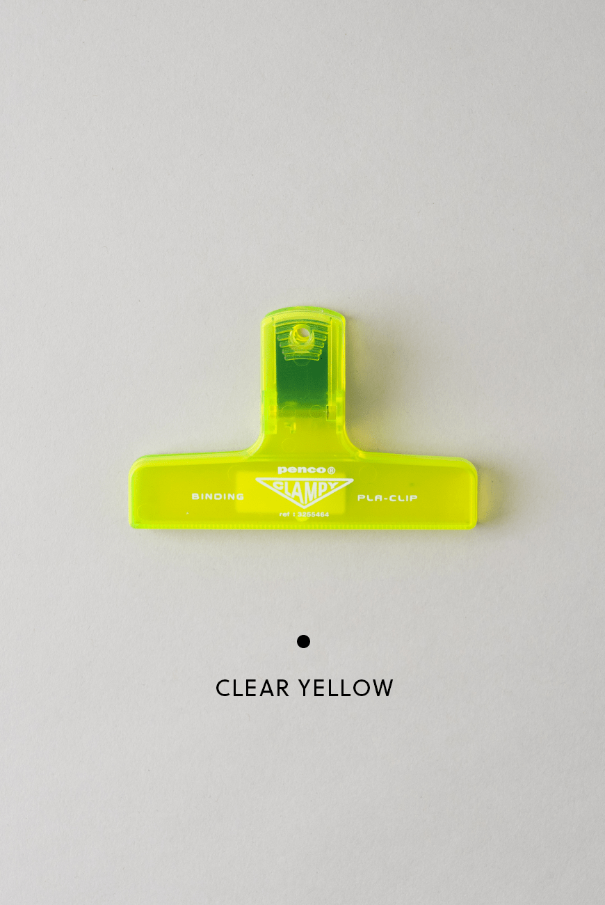 Penco Accessori YELLOW Penco Plastic Clip Clear