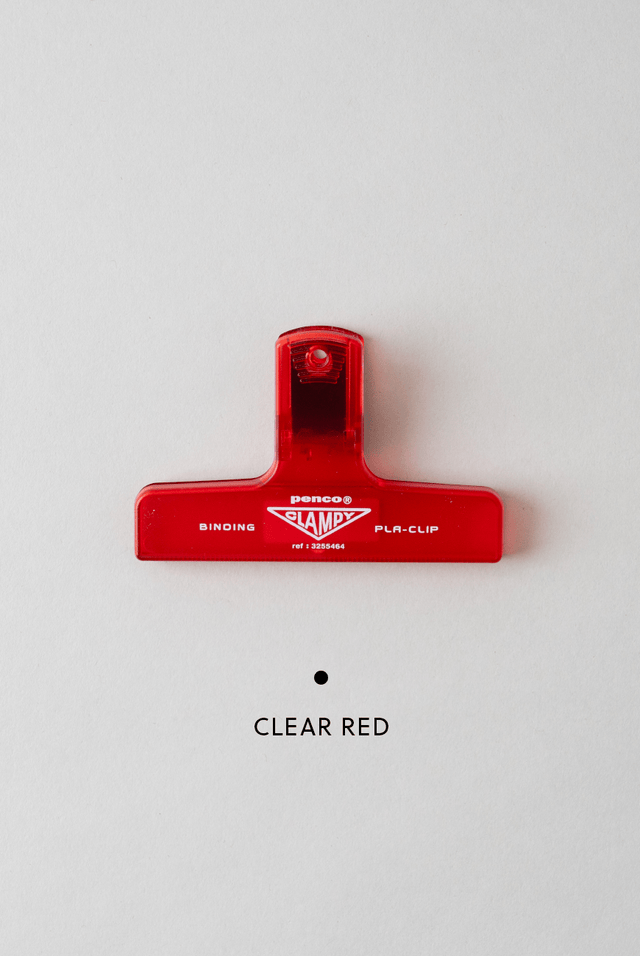 Penco Accessori RED Penco Plastic Clip Clear