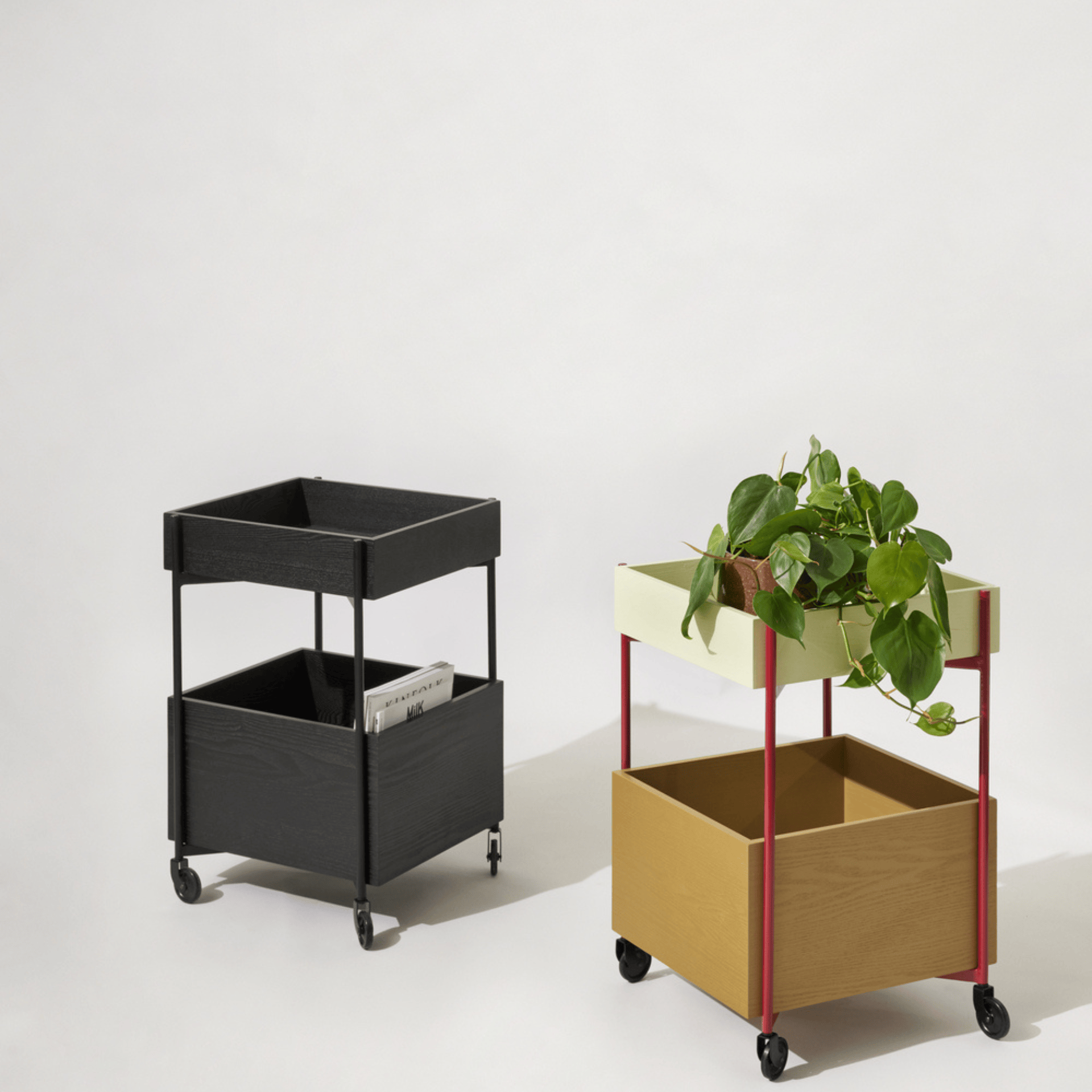 Hübsch Accessori per la scrivania Fresh Trolley Multicolour