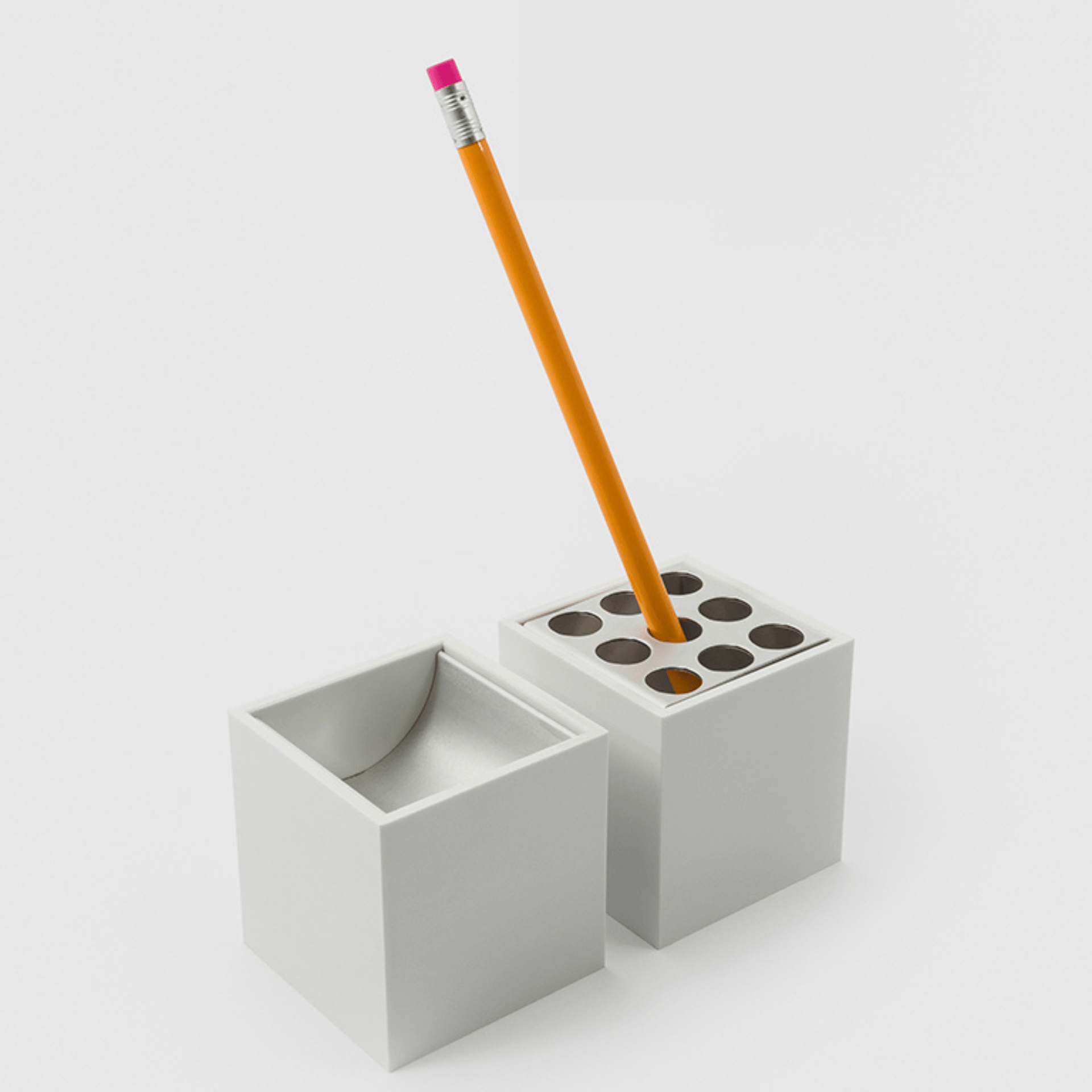 Danese Milano Accessori per la scrivania Maiorca Servizio Scrivania - Bruno Munari 1958