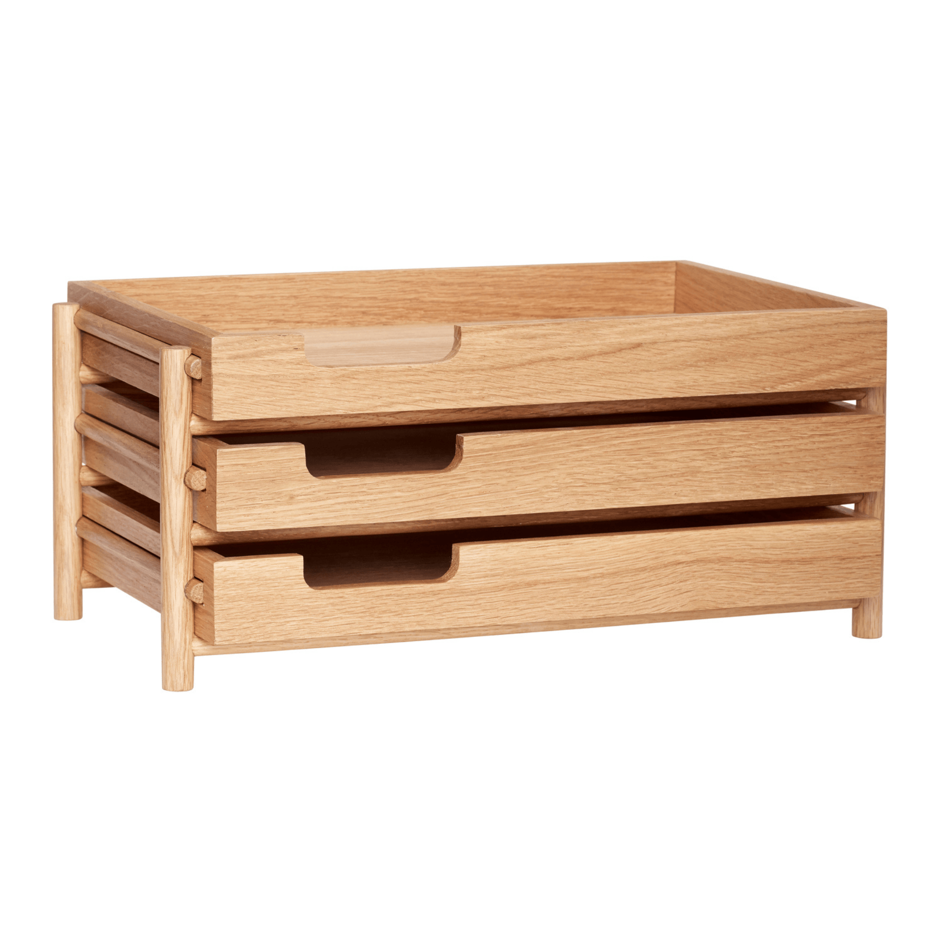 Hübsch Accessori per la scrivania Note Letter Tray Natural