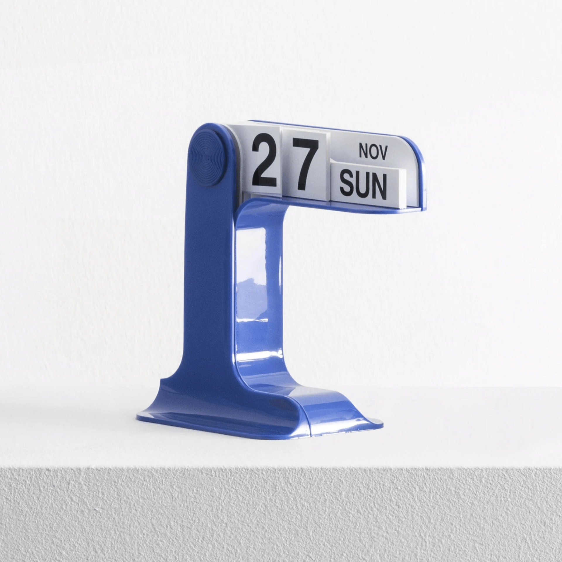 Danese Milano Accessori per la scrivania INGLESE BLUE KLEIN Timor Calendario EN Edizione - Enzo Mari 1967