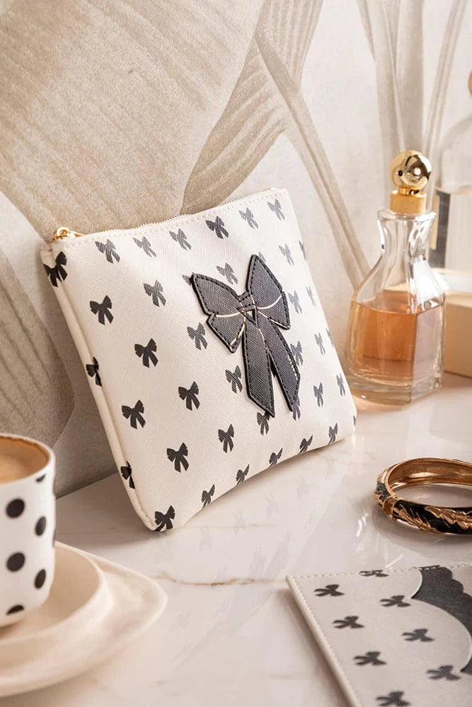 All The Way To Say Accessori Pochette Black Bow
