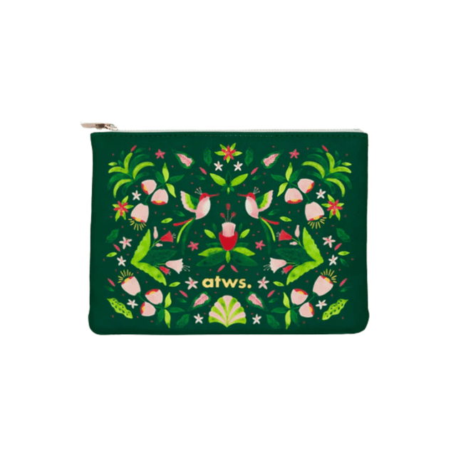 All The Way To Say Accessori Pochette Green Jungle