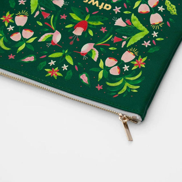 All The Way To Say Accessori Pochette Green Jungle