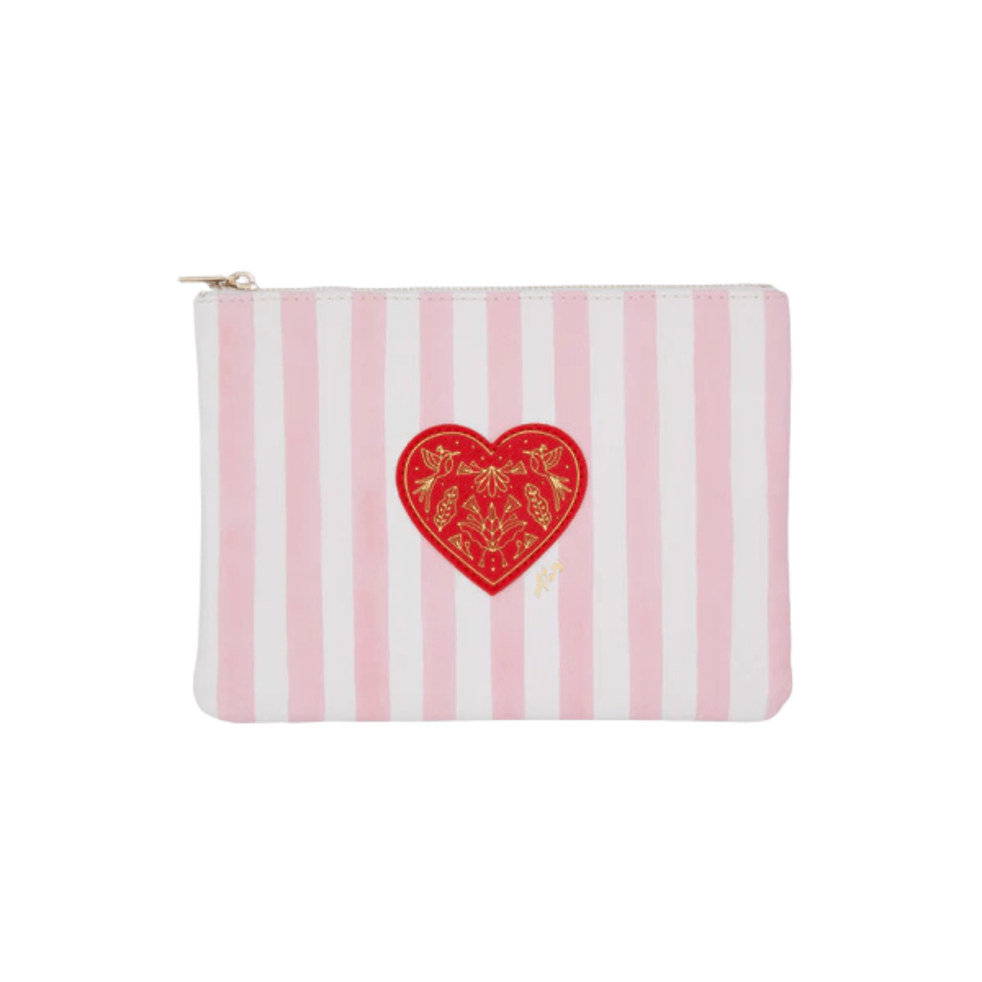 All The Way To Say Accessori Pochette Pink Stripes