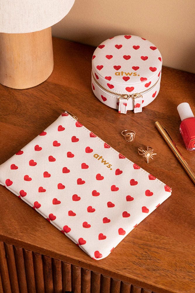 All The Way To Say Accessori Pochette Red Heart