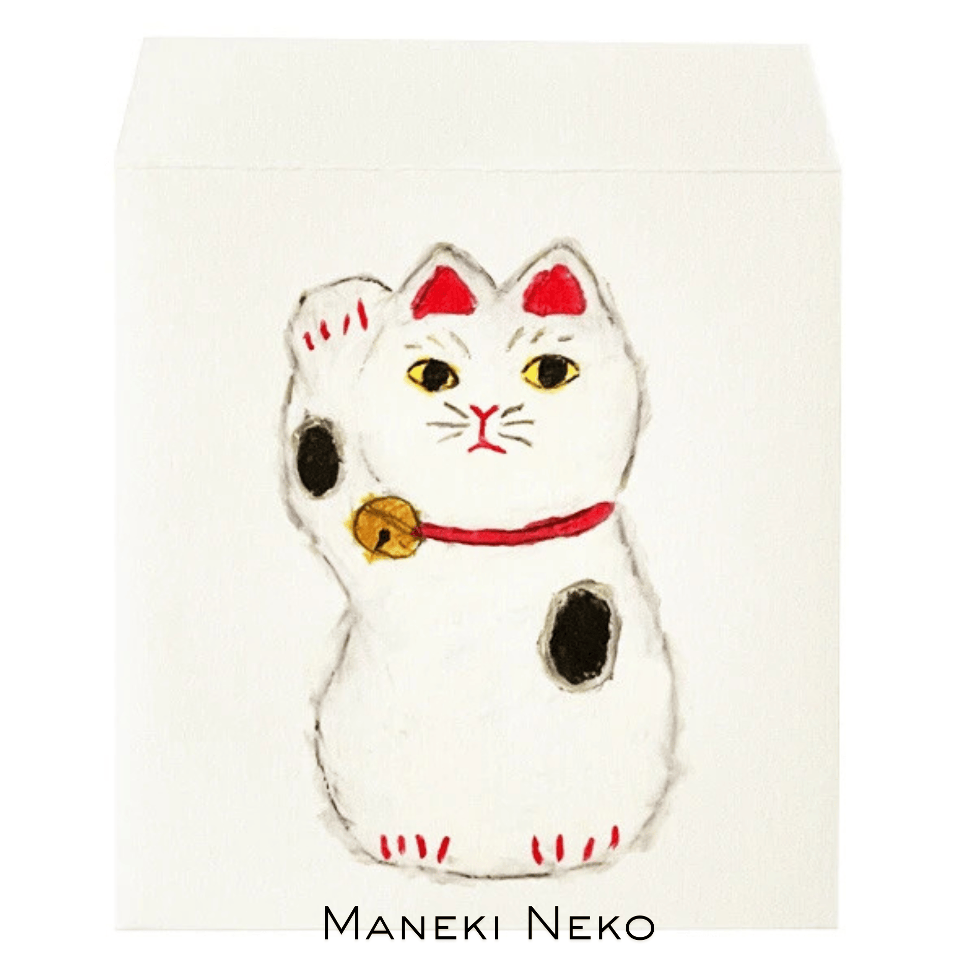 Greeting Life Accessori Maneki Neko Pochi Envelopes Yusuke Yonezu