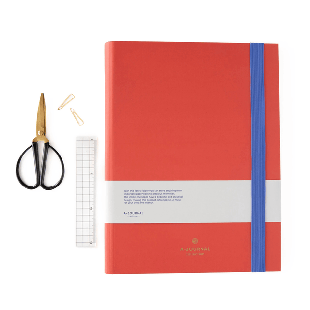 A-Journal Accessori Portadocumenti Folder Book Coral