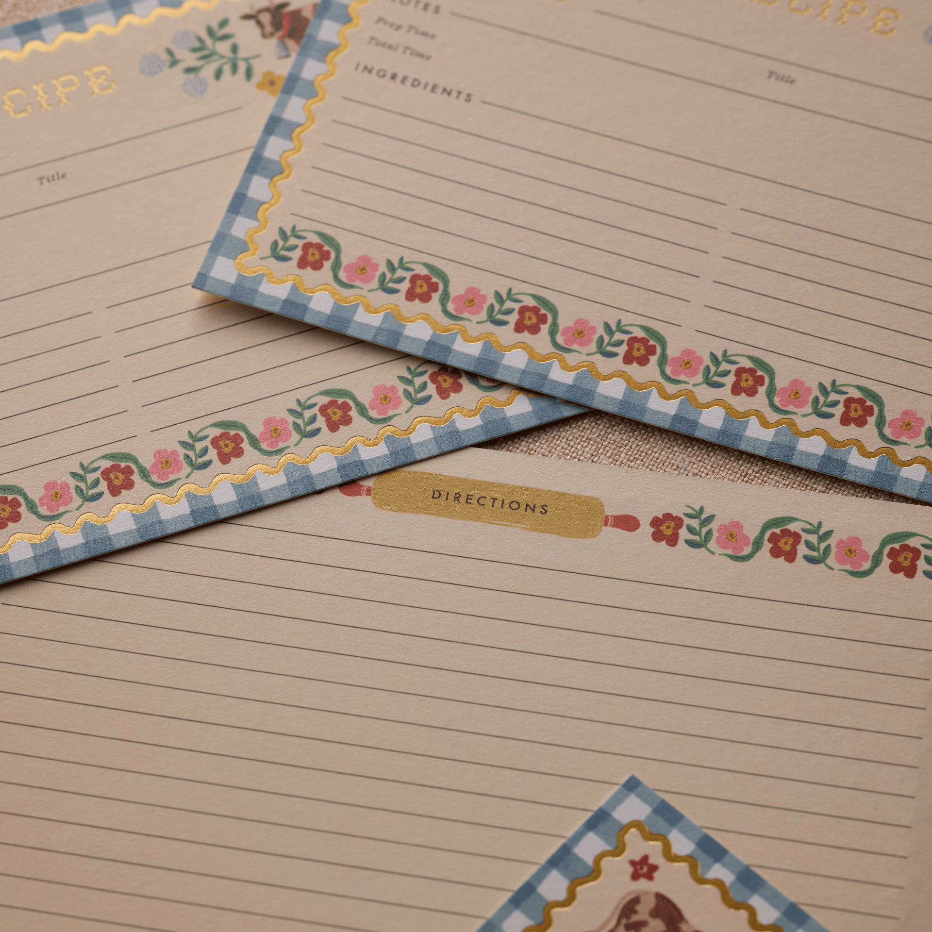Rifle Paper Accessori Refill schede ricettario Rifle Paper Home Sweet Home