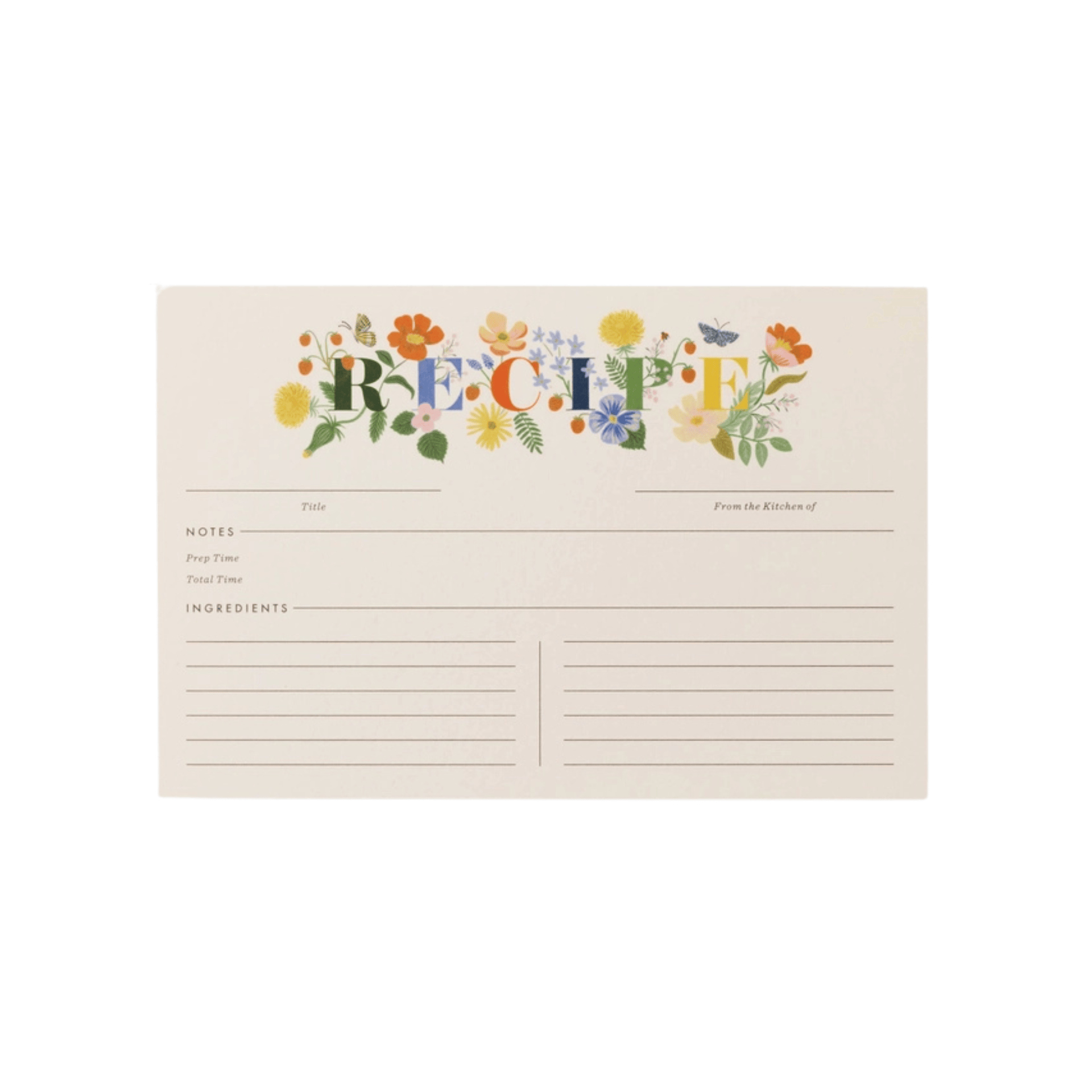 Rifle Paper Accessori Refill schede ricettario Rifle Paper Mayfair