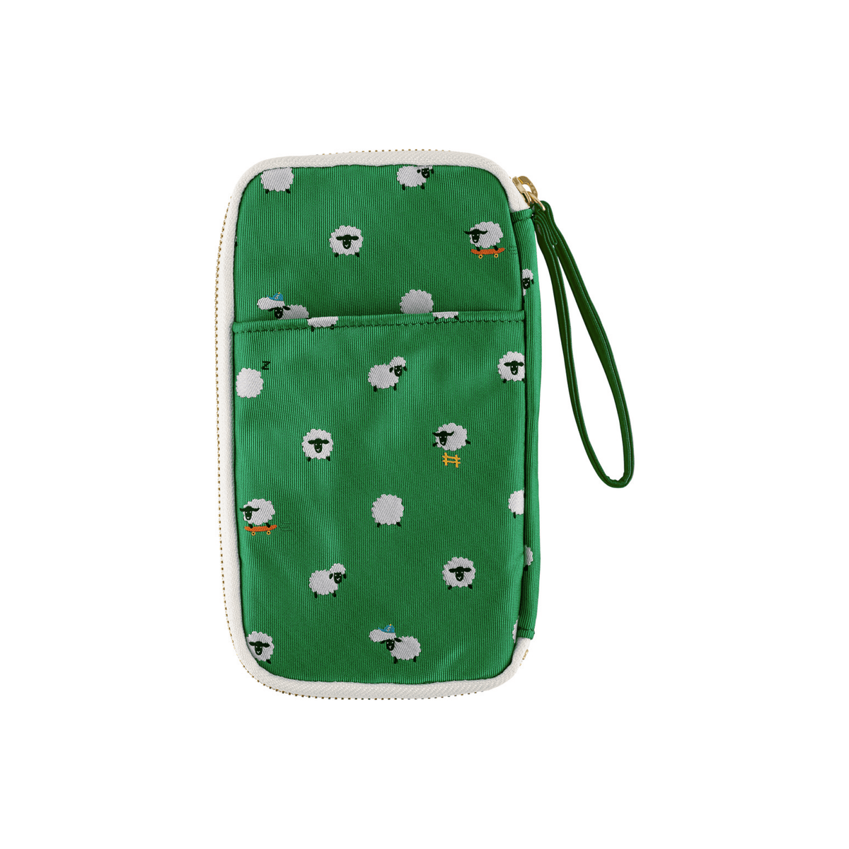 Hobonichi Accessori Small Drawer Pouch - Bow & Tie: Sheep Sheep Sheep