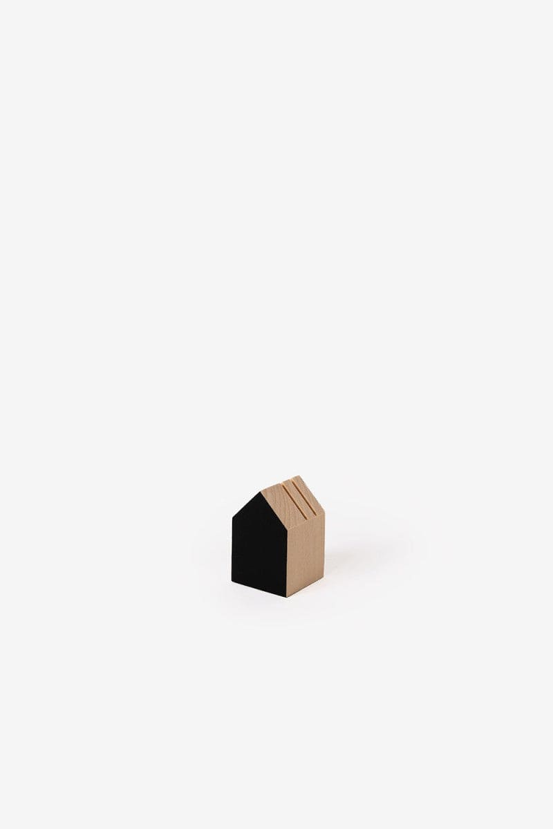 Cinqpoints Accessori NERO Tiny House Pencil & Card Holder