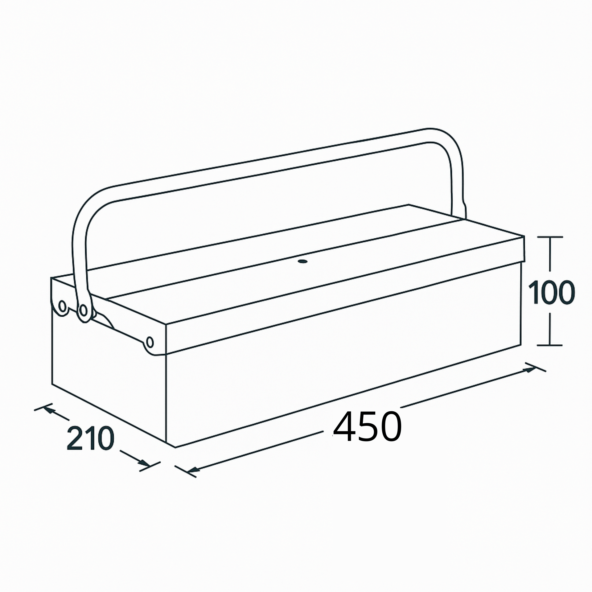 SayPaper Accessori Toolbox Gae - VERDE