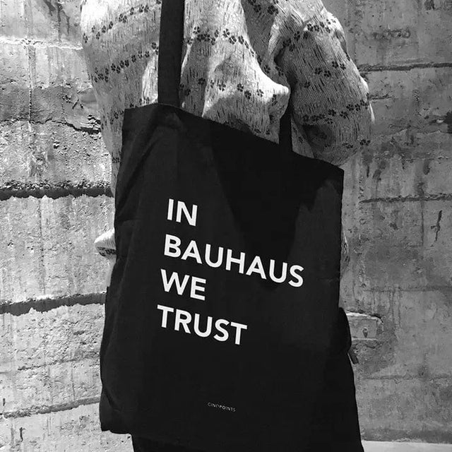 Cinqpoints Accessori Tote Bag In Bauhaus We Trust