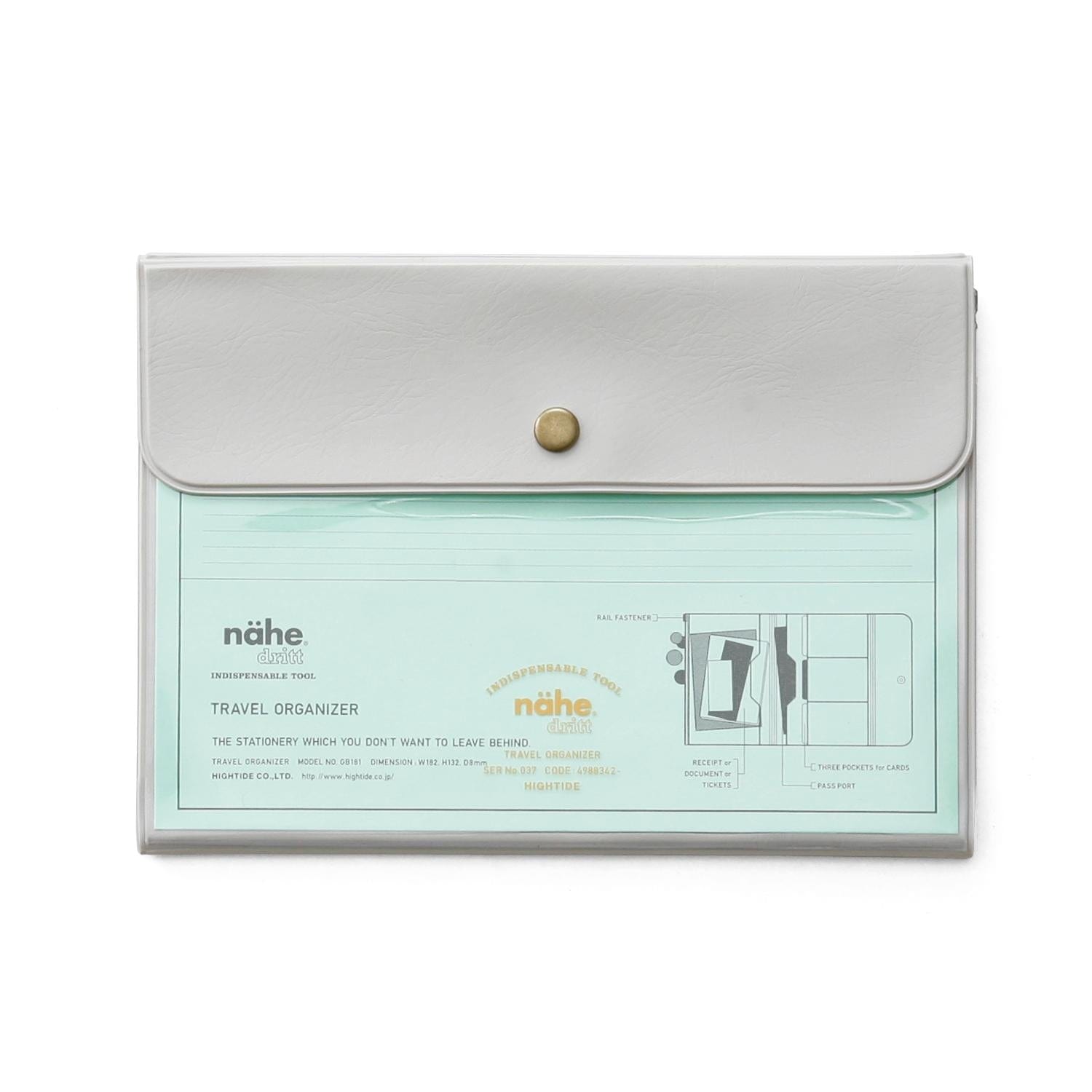 Nahe Accessori IVORY Travel Organizer Blue