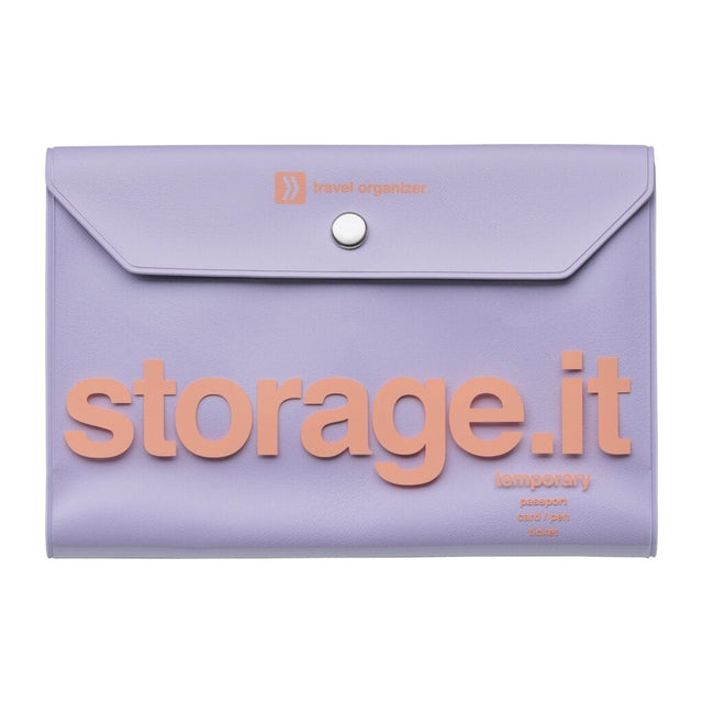 Mark's Tokyo Accessori PURPLE Travel Passport Wallet