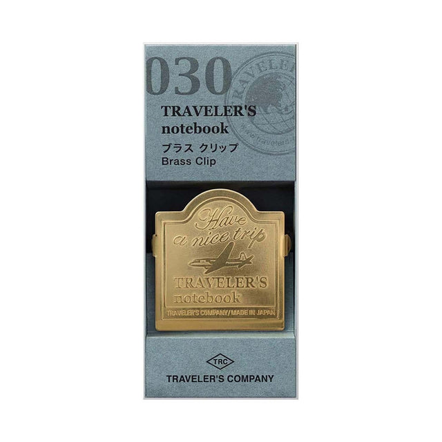 Traveler's Company Japan Accessori Traveler's Brass Clip Airplane