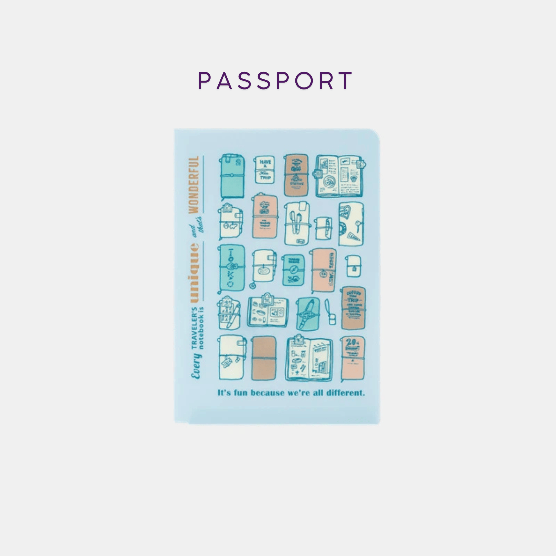 Traveler's Company Japan Accessori PASSPORT Traveler's Notebook Clear Folder 2027 - Edizione Limitata
