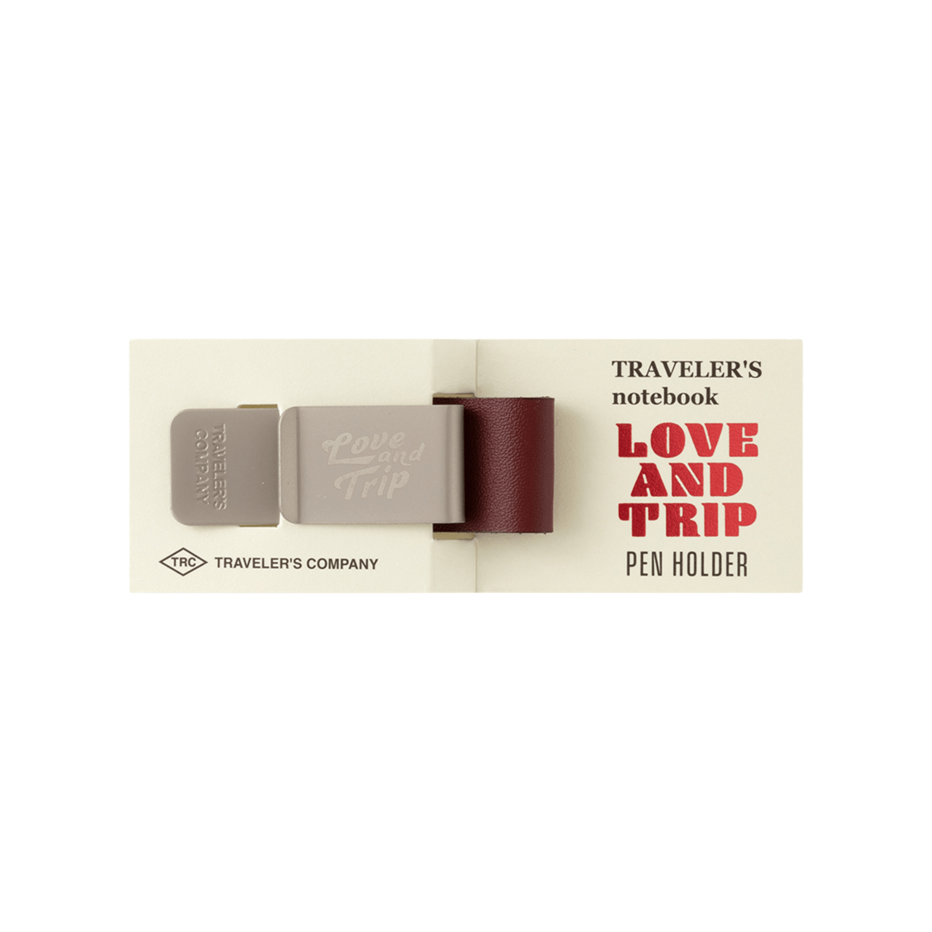 Traveler's Company Japan Accessori Traveler's Notebook Pen Holder LOVE AND TRIP