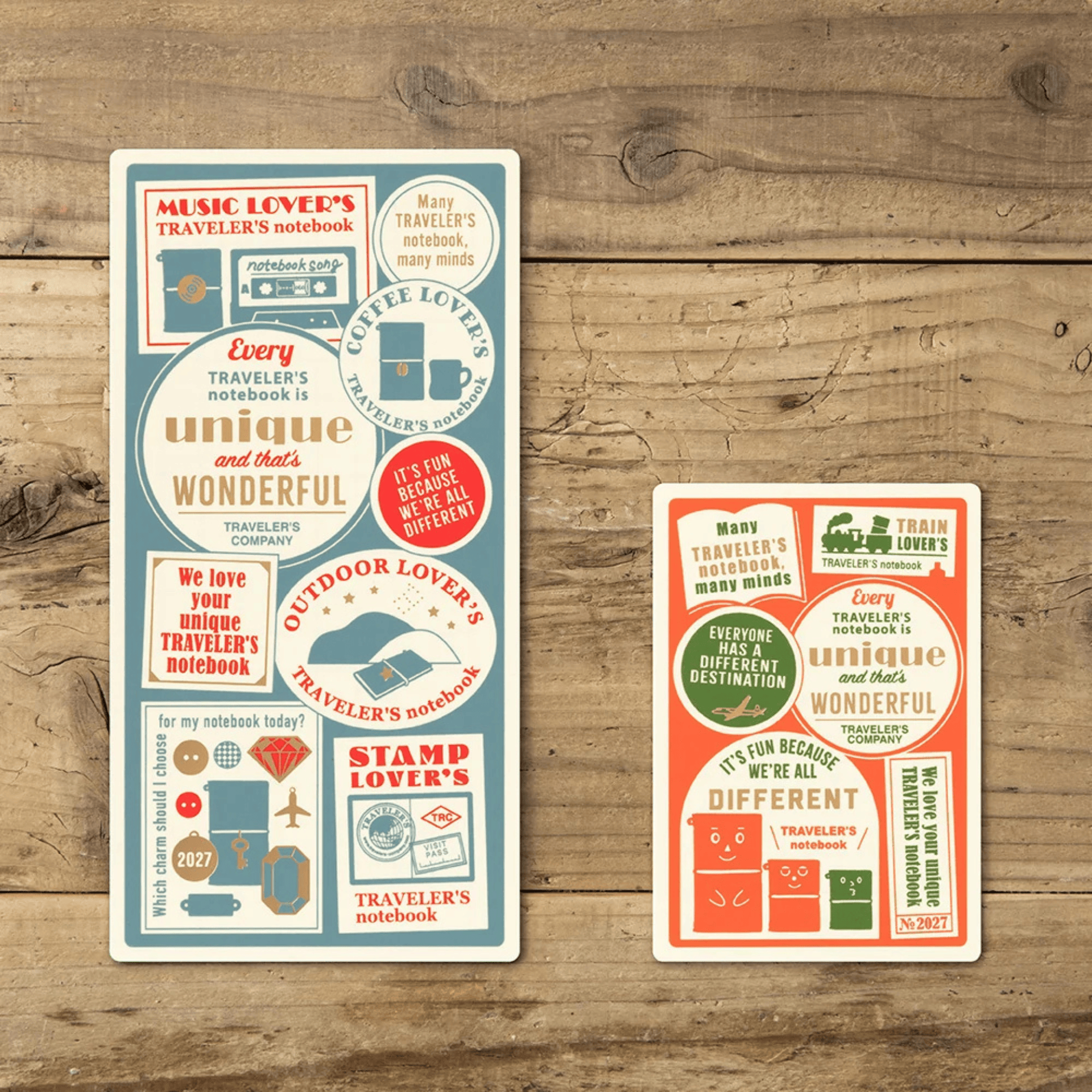 Traveler's Company Japan Accessori Traveler's Notebook Plastic Sheet 2027 - Edizione Limitata