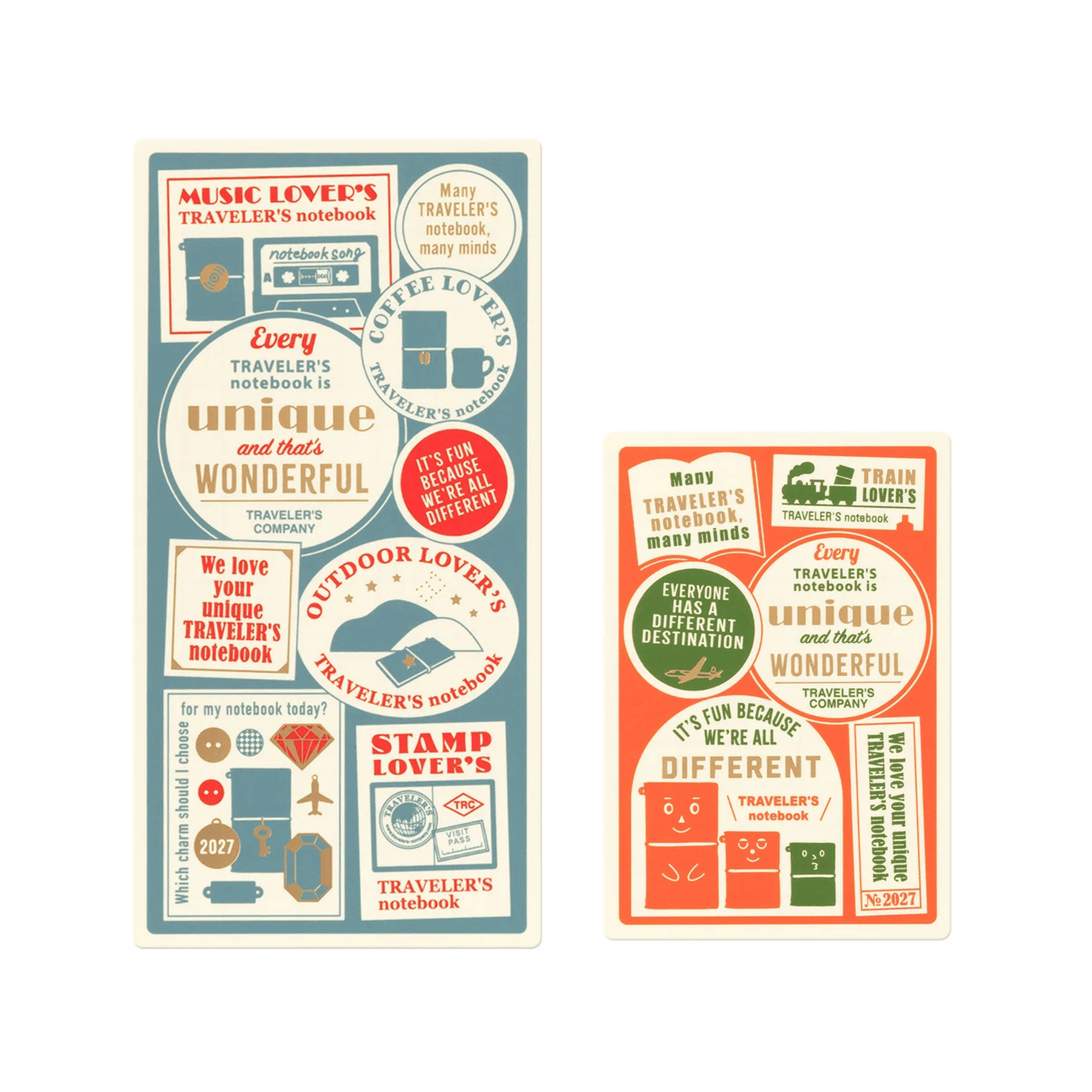 Traveler's Company Japan Accessori Traveler's Notebook Plastic Sheet 2027 - Edizione Limitata