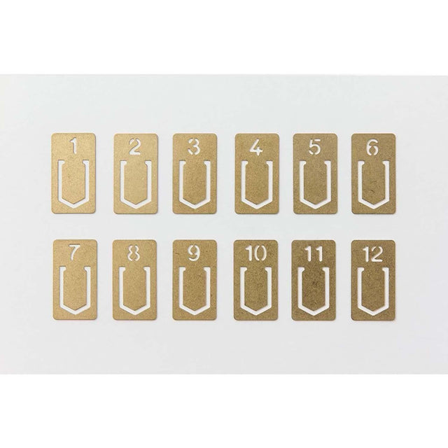 Traveler's Company Japan Accessori TRC BRASS Clips - Traveler's Company