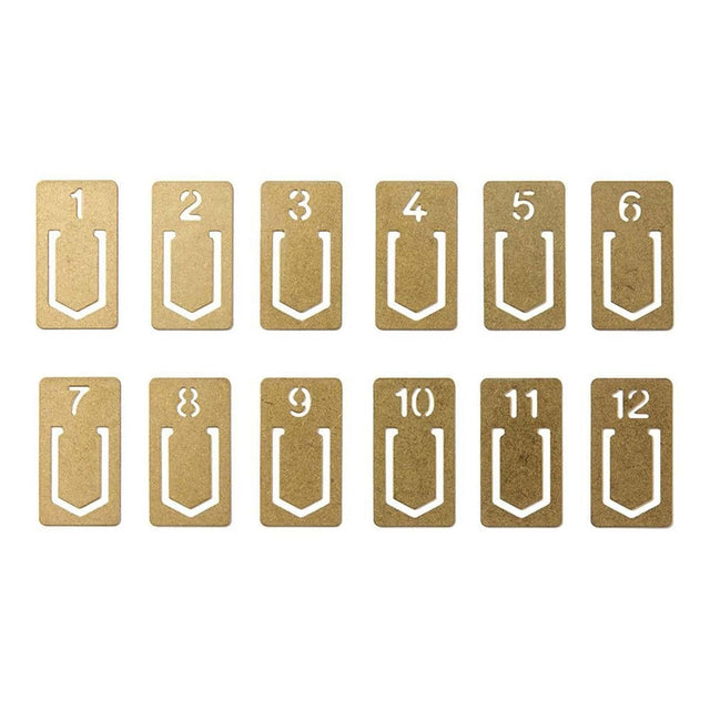 Traveler's Company Japan Accessori TRC BRASS Clips - Traveler's Company